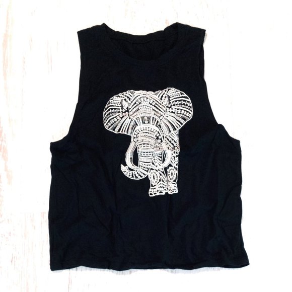 Tops - NWOT Sleeveless Elephant Tee